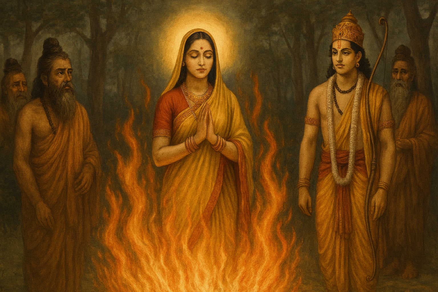 Agni Pariksha of Sita