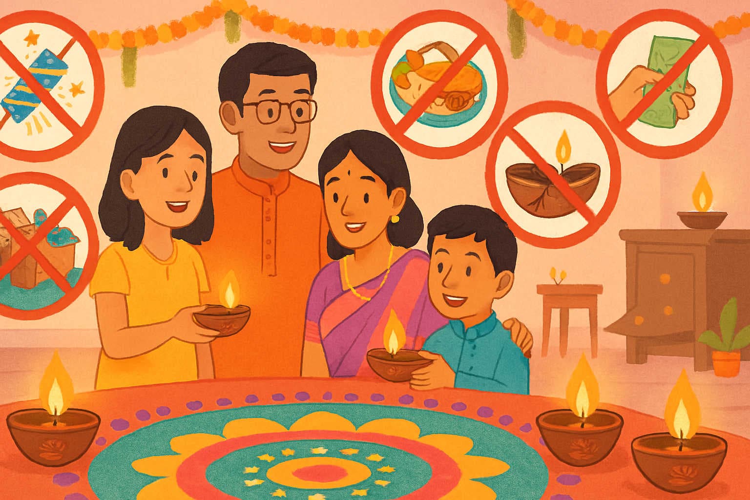 Five Things You Should Not Do During Diwali