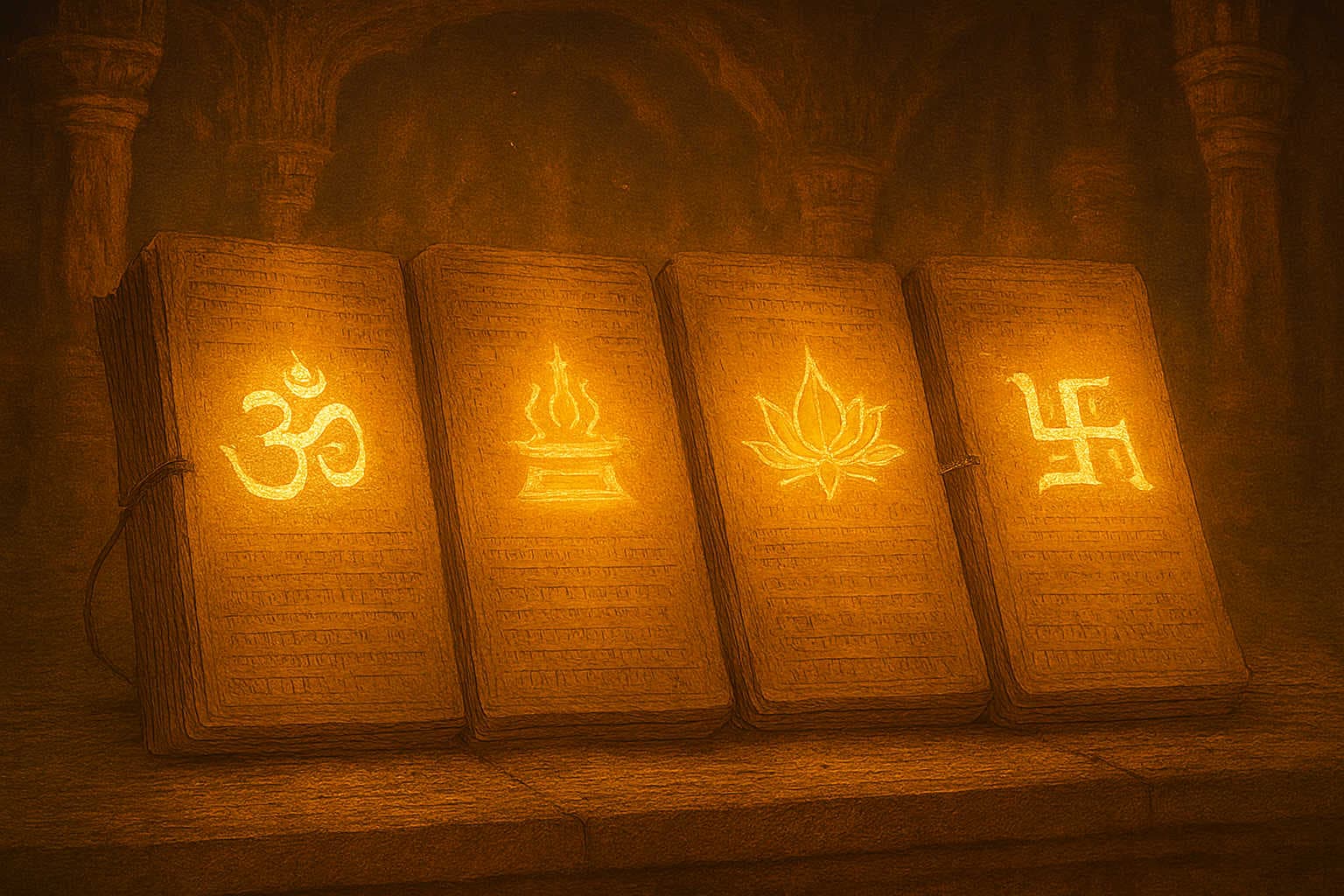 Four Vedas – Rig, Yajur, Sama & Atharva