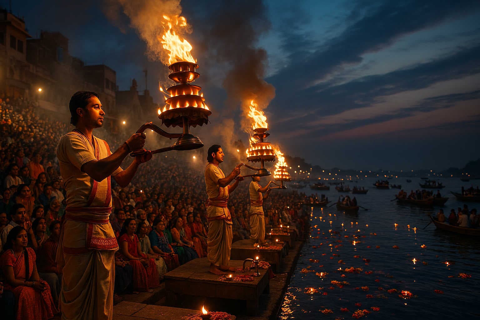 Ganga Aarti – The Divine Light Ceremony