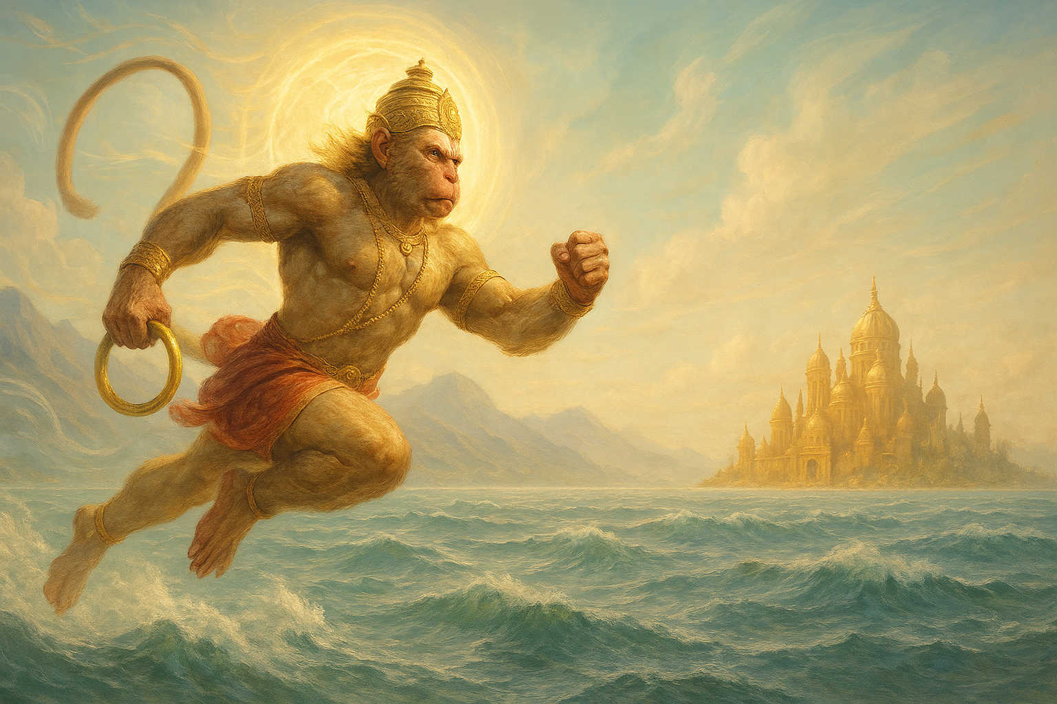 Hanuman’s Leap to Lanka