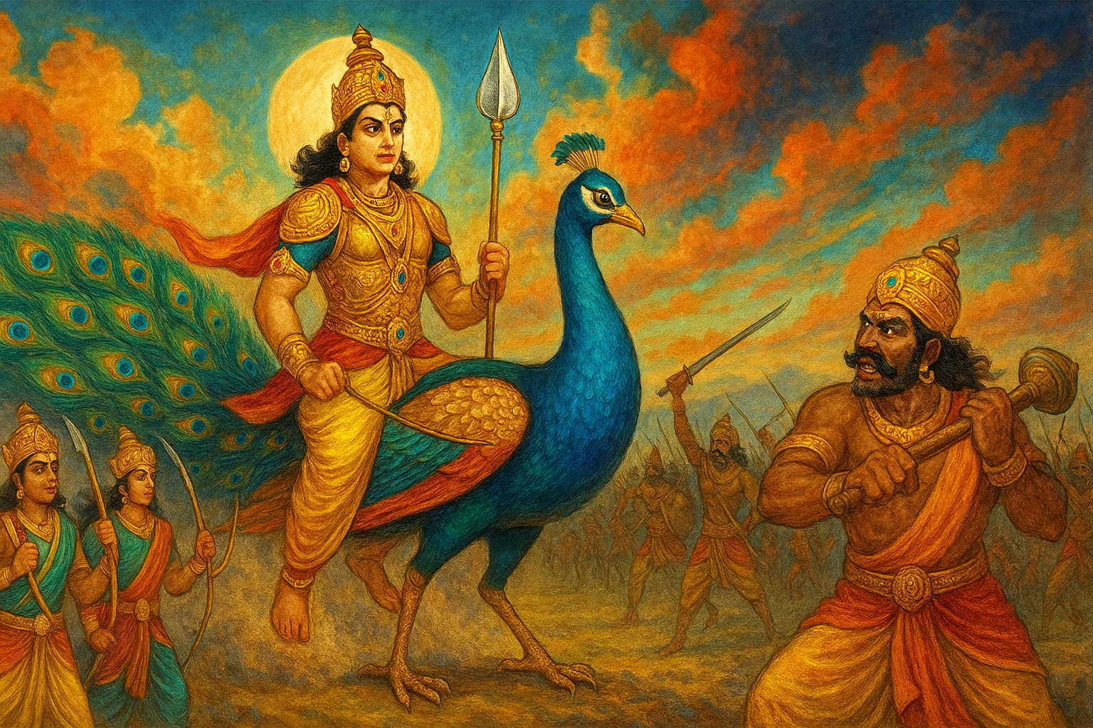 Kartikeya’s Birth and War with Tarakasura
