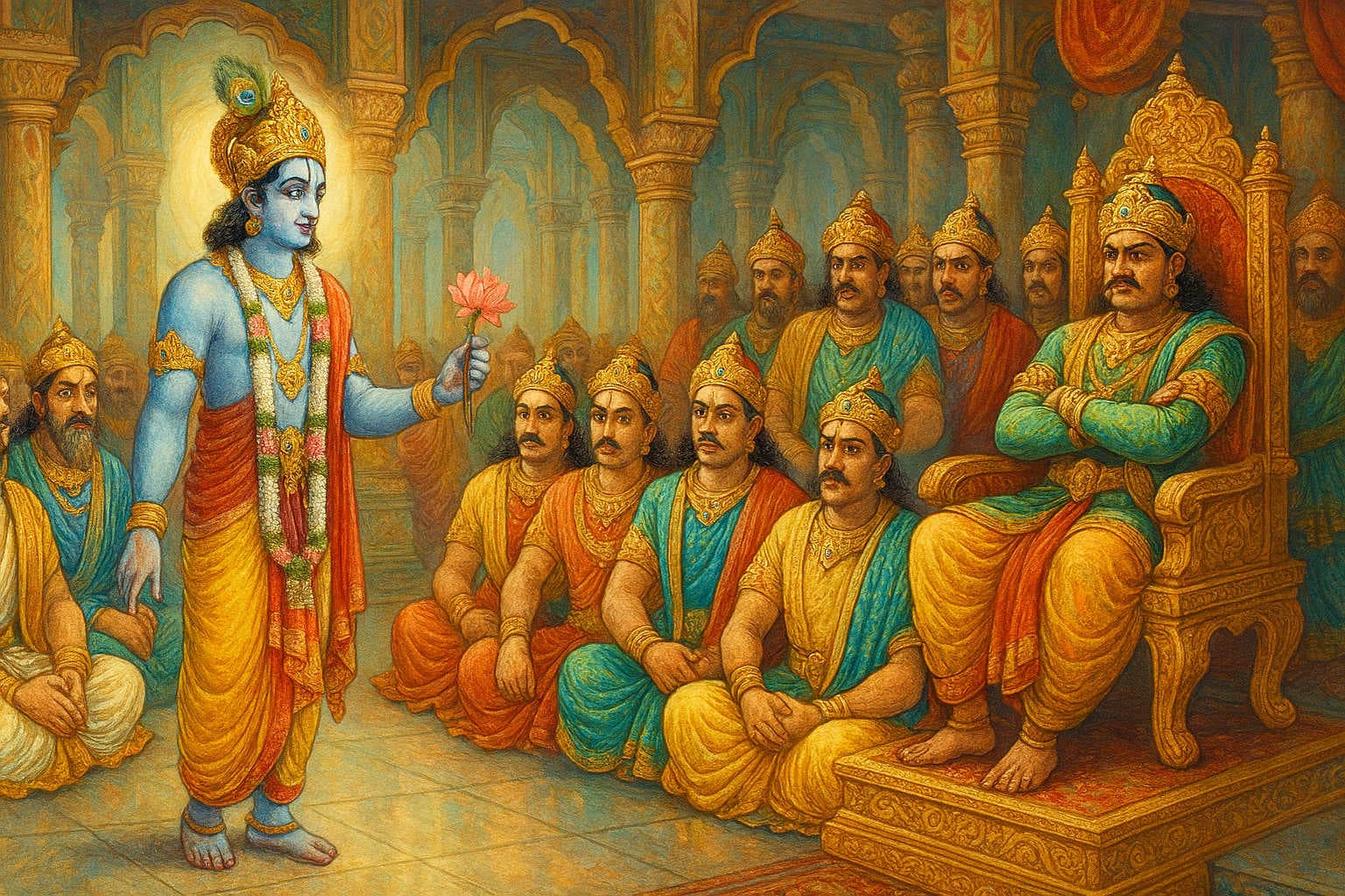 Krishna’s Role as Shantidoot
