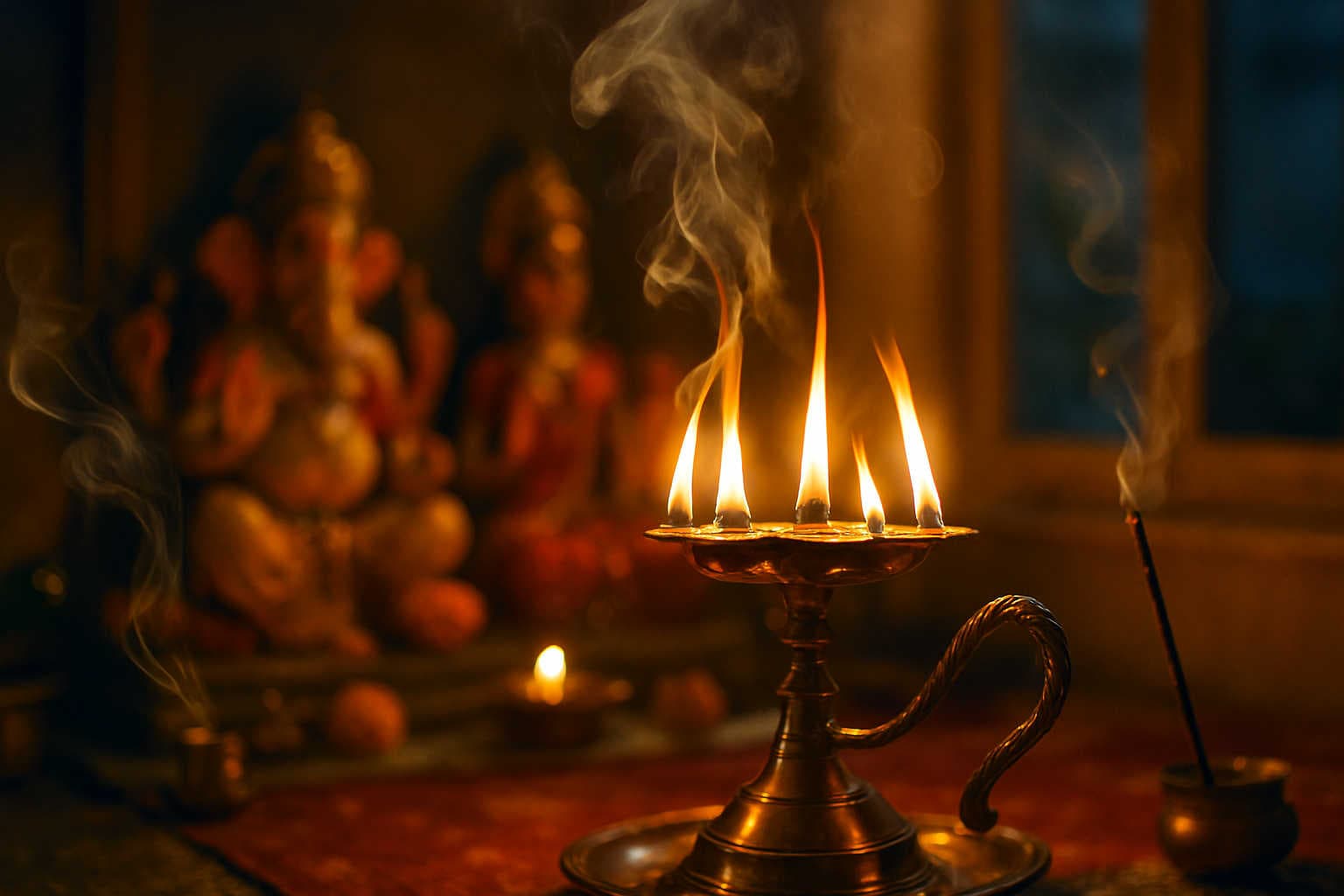 Lighting the Diya – Daily Aarti at Home