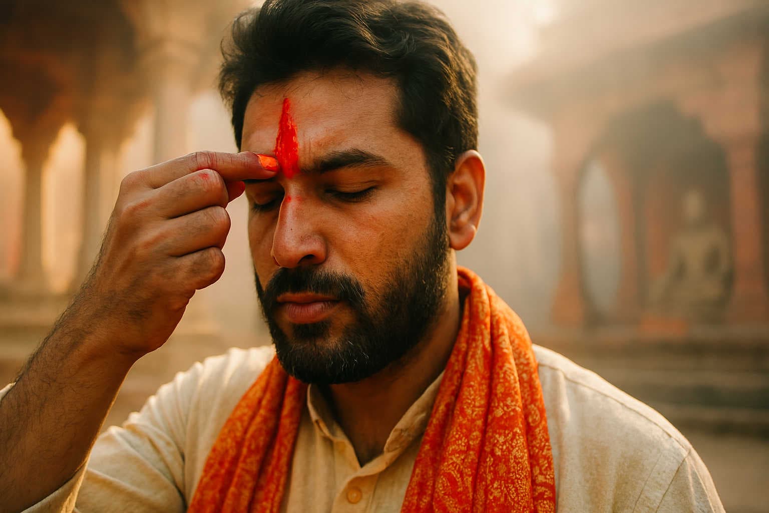 The Meaning of Applying Tilak on the Forehead