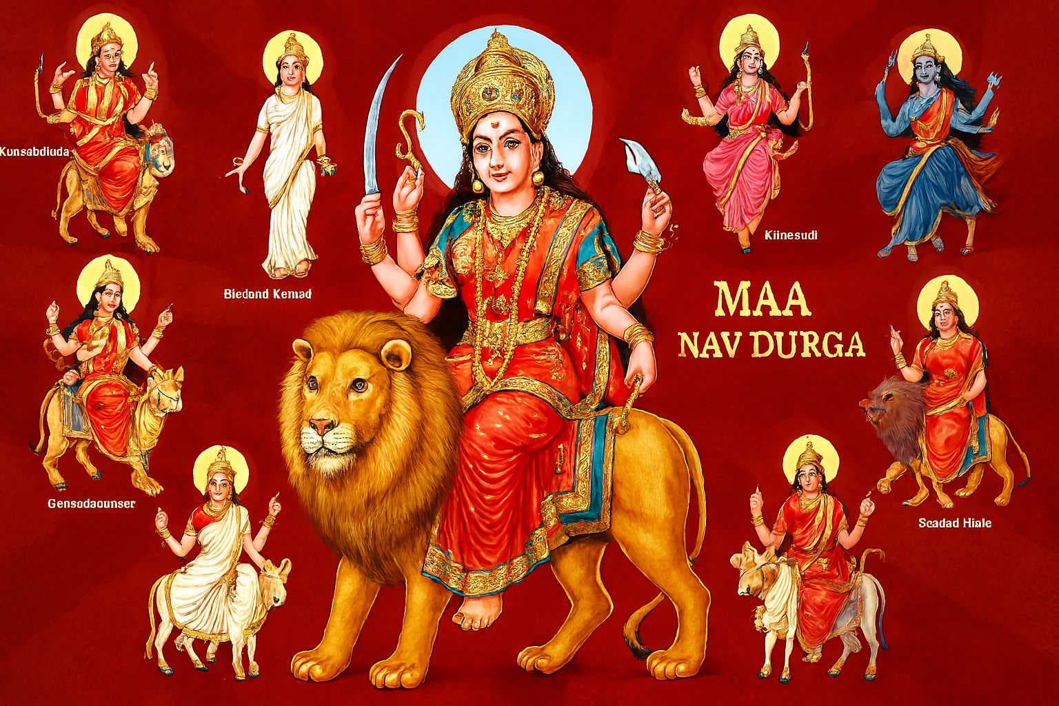 The Nine Forms of Devi – Navdurga Tales