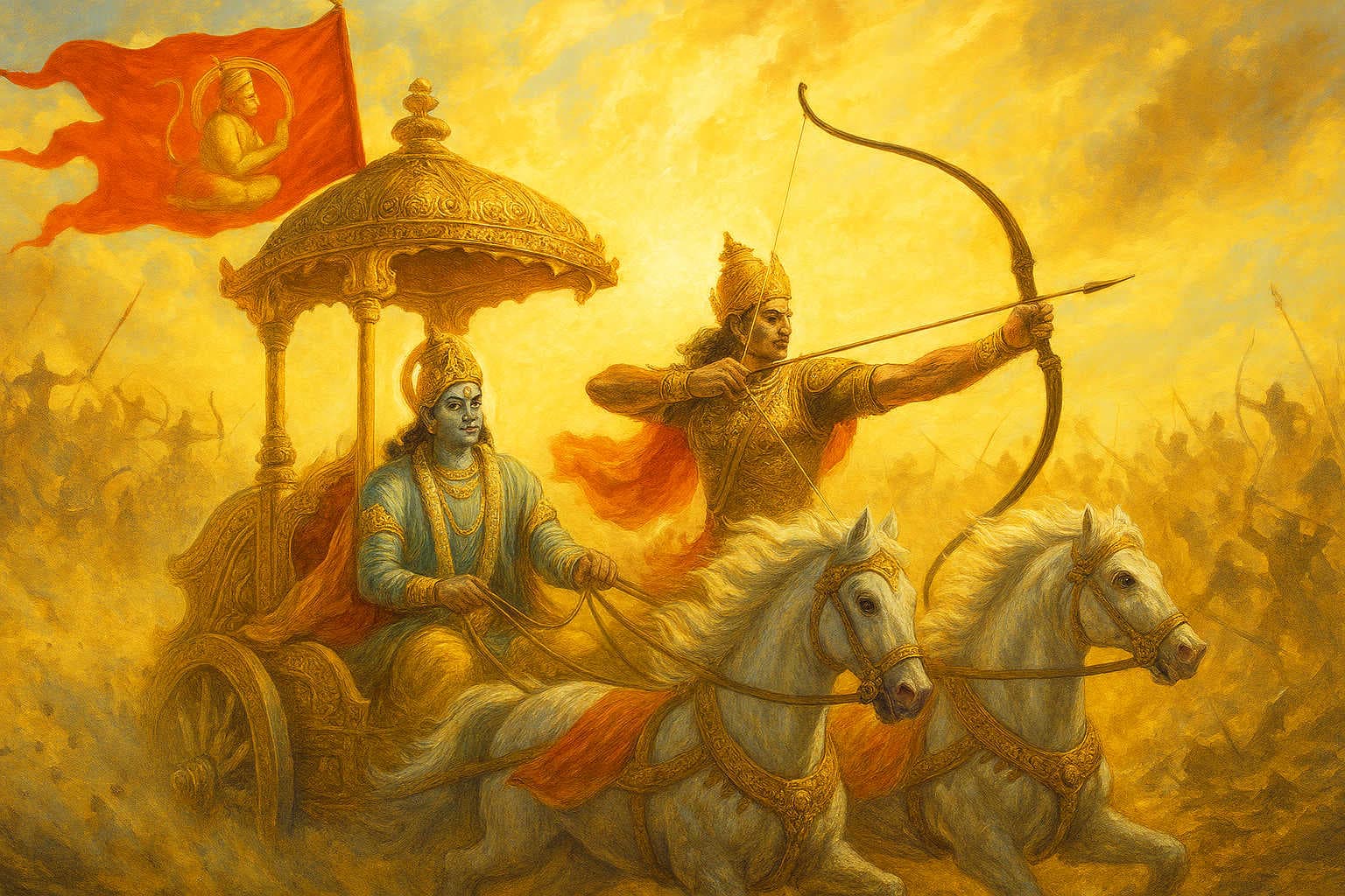 The Role of Hanuman on Arjuna's Flag