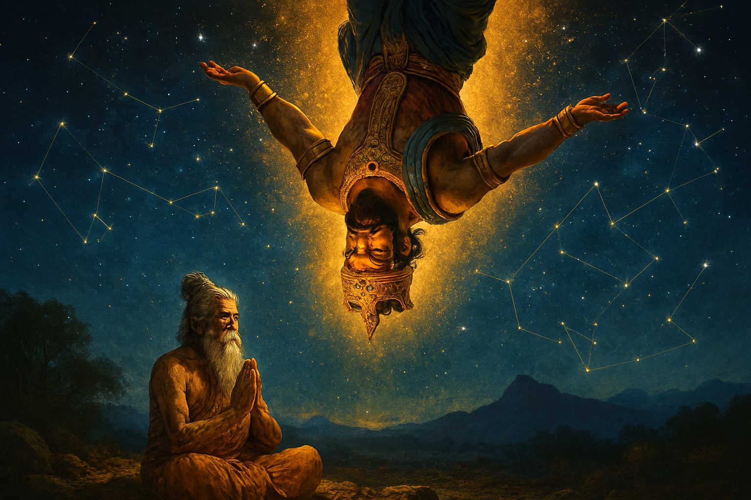 The Story of King Trishanku and His Heaven