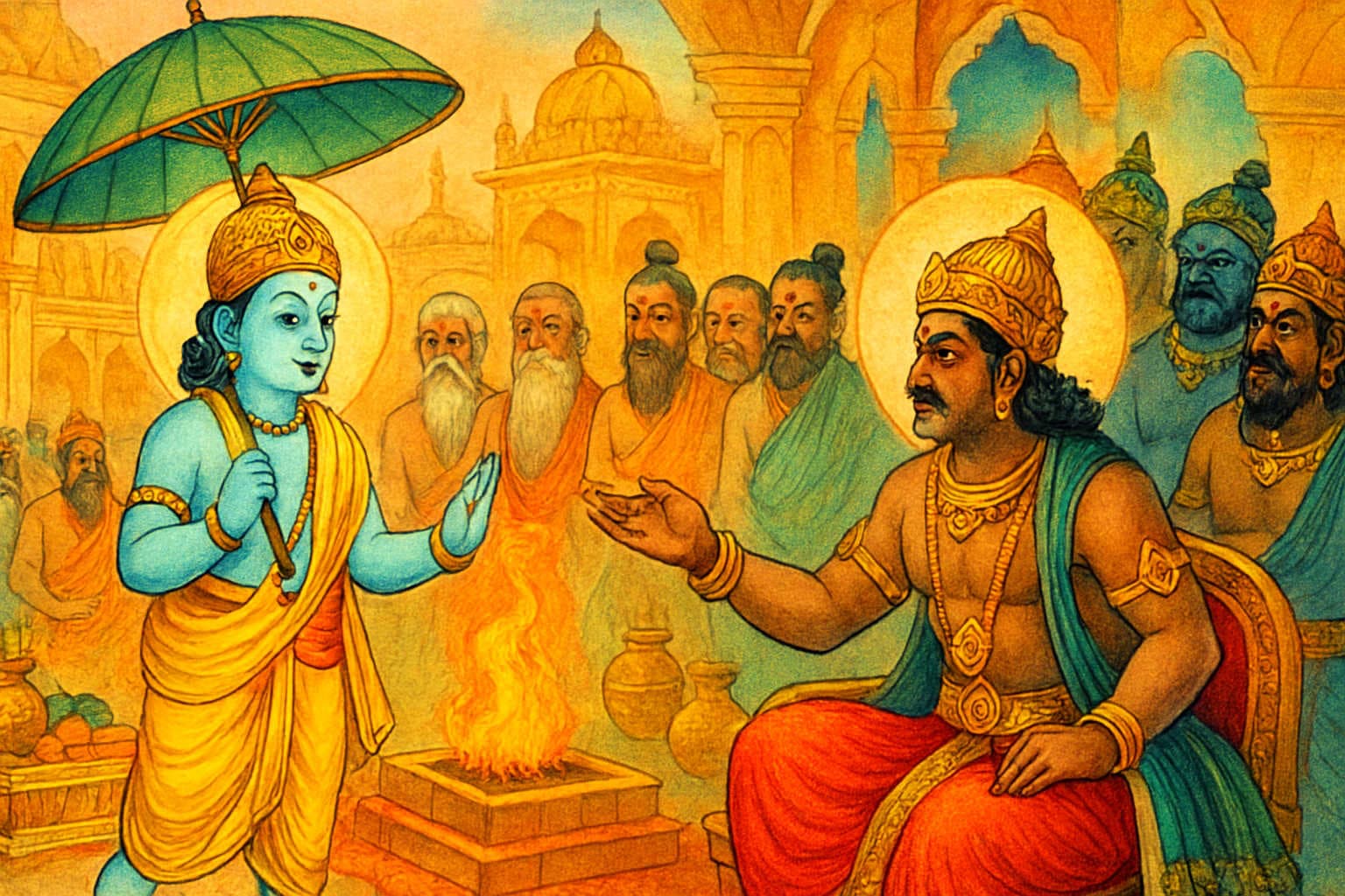 The Vamana Avatar – Humbling of King Bali