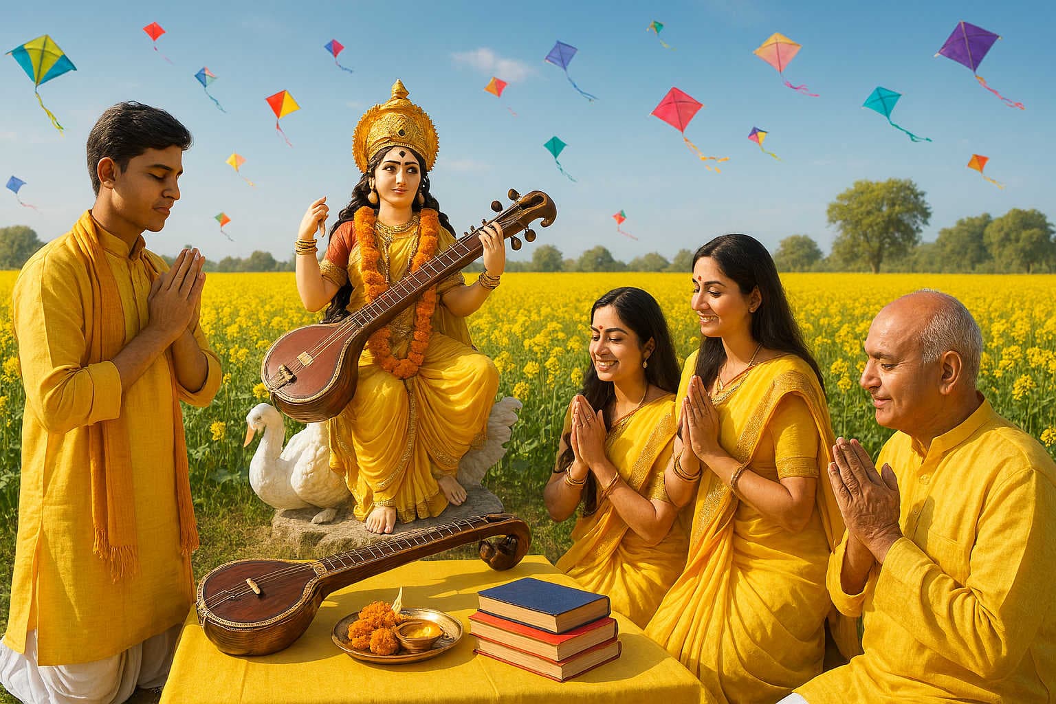 Basant Panchami – The Festival of Goddess Saraswati
