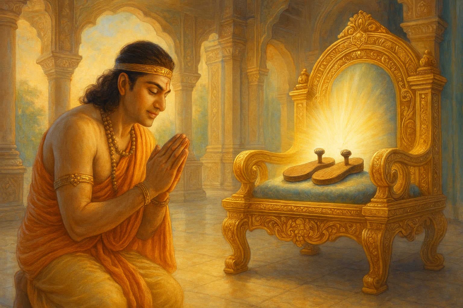Bharat’s Devotion – The Sandals on the Throne