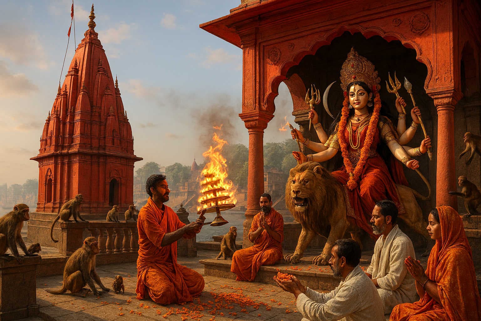 Durga Temple of Varanasi – Power of the Red Goddess