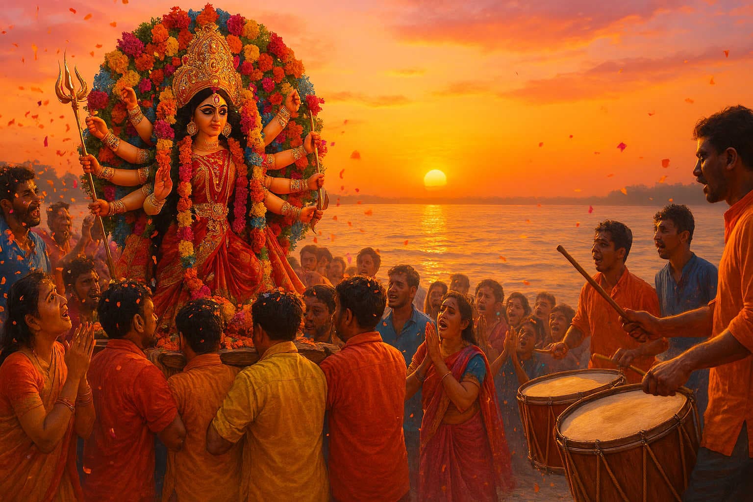 Durga Visarjan – Symbolism of Goddess’s Departure