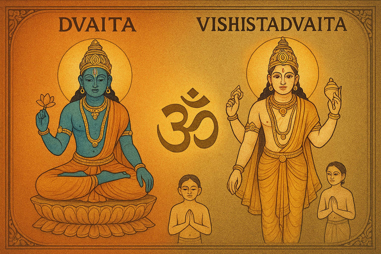 Dvaita & Vishishtadvaita – Dualistic and Qualified Non-Dualism