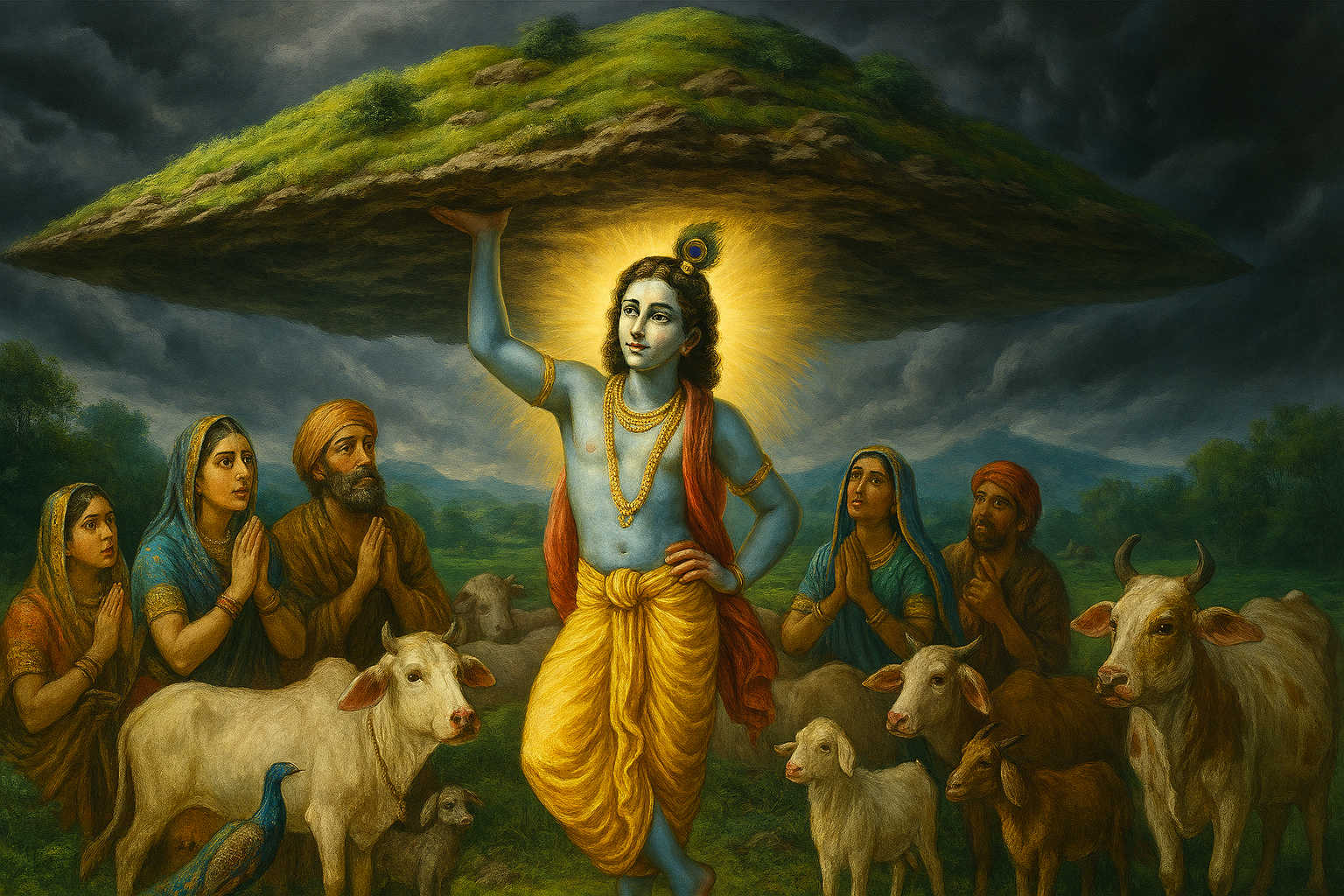 Govardhan Puja – The Hill That Lord Krishna Lifted