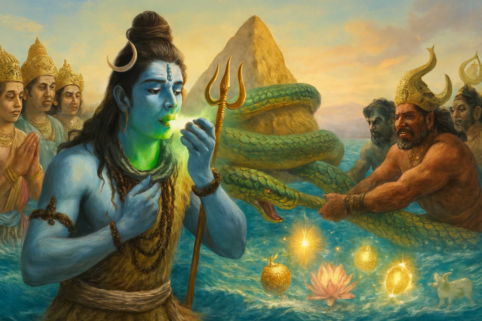 How Lord Shiva Helped in Samudra Manthan – Dhanteras Link