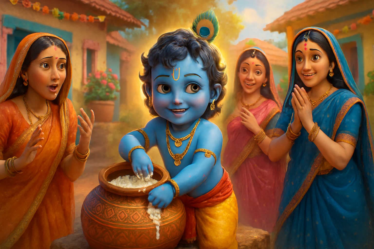 Lord Krishna’s Butter Theft – Janmashtami Special