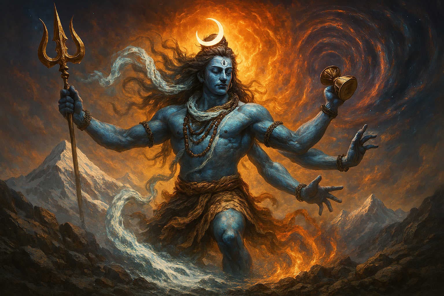 Lord Shiva and the Dance of Destruction – Tandava
