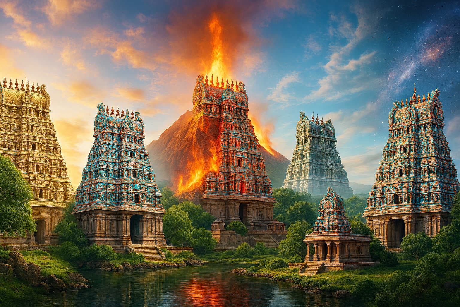 Pancha Bhoota Sthalams – Shiva as Five Elements