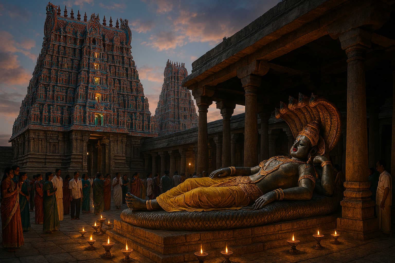 Ranganathaswamy – The Sleeping Lord in Srirangam