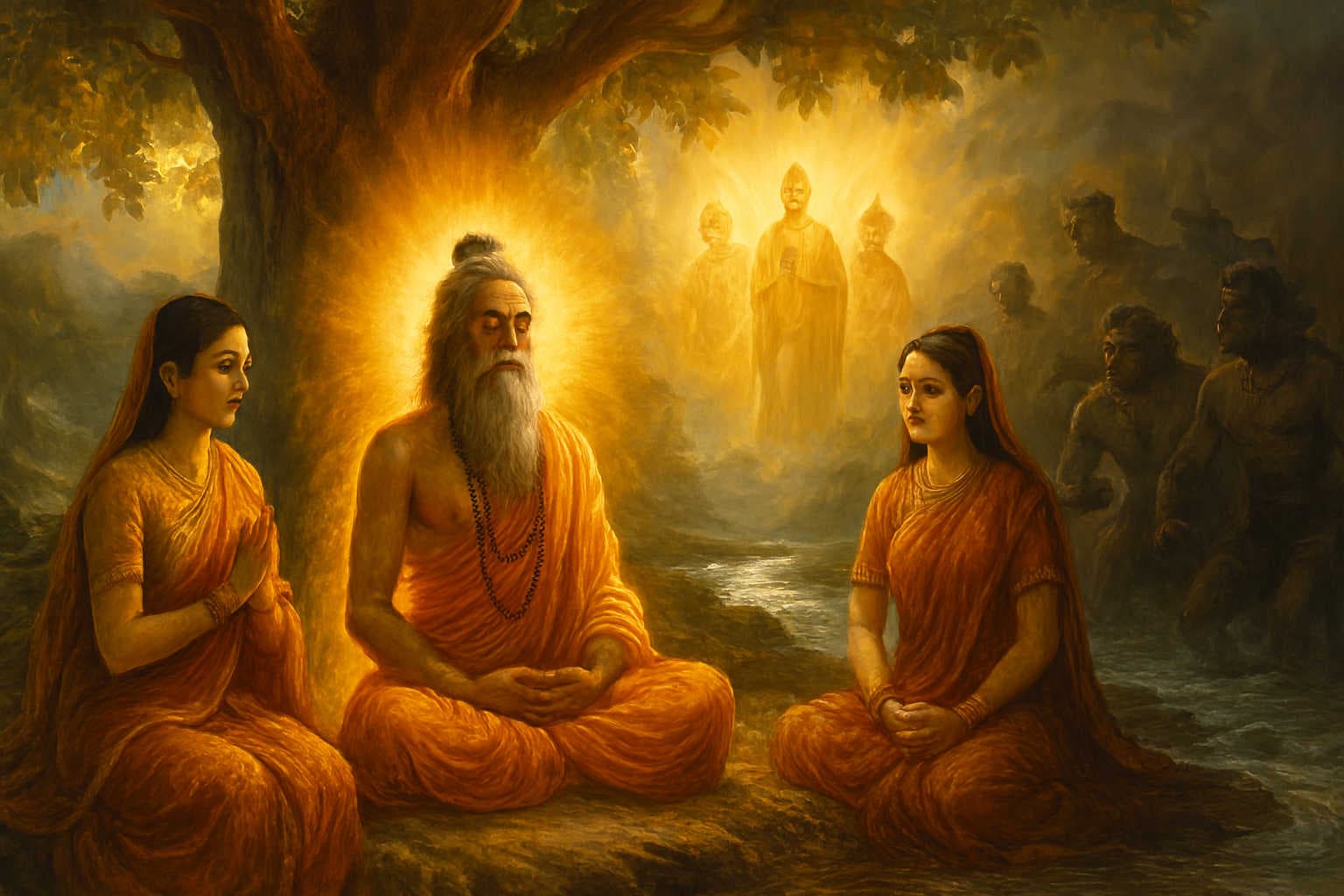 Rishi Kashyapa and the Origin of Devas and Asuras