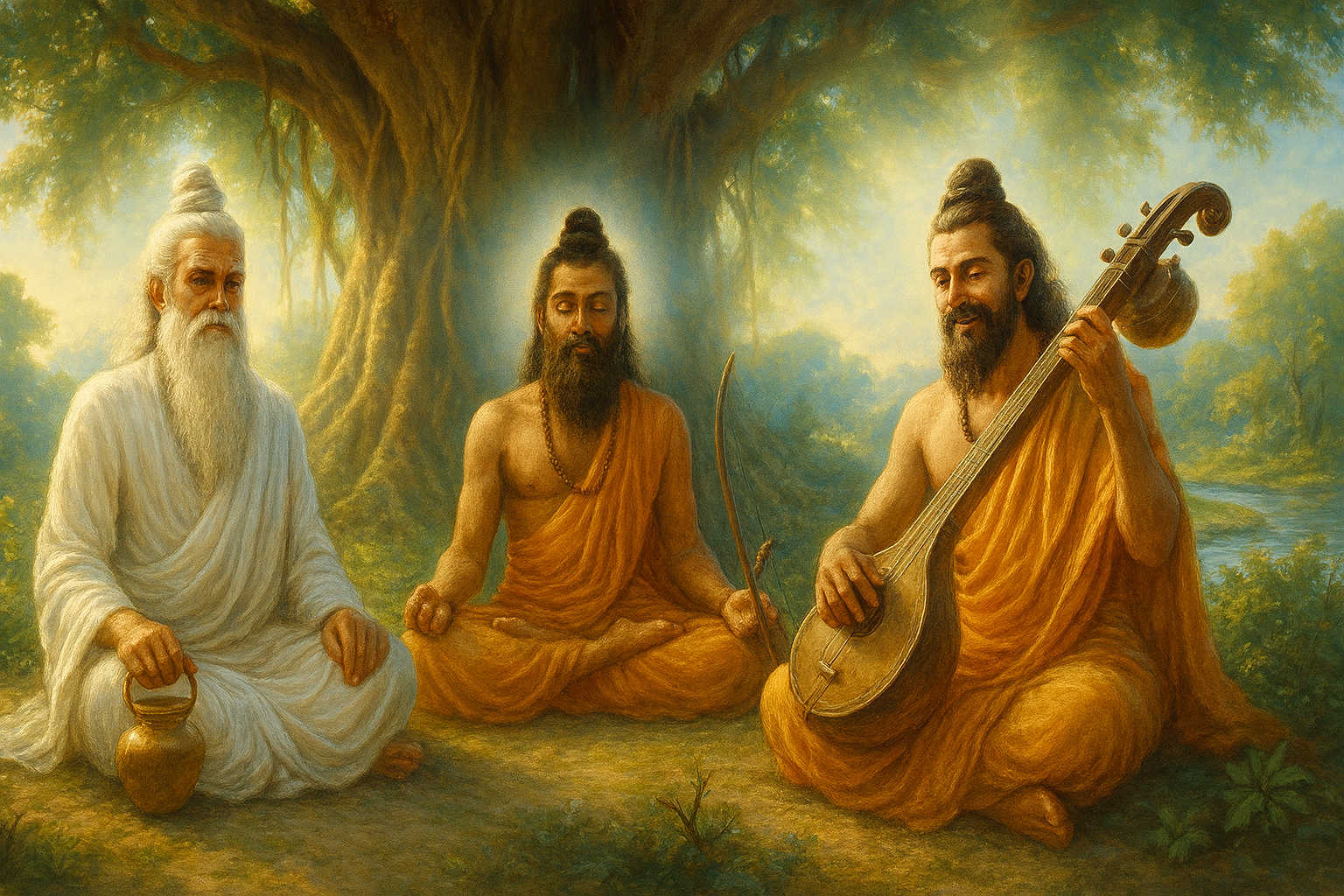 Role of Rishis in Sanatan Dharma – Vasistha, Vishwamitra, Narada