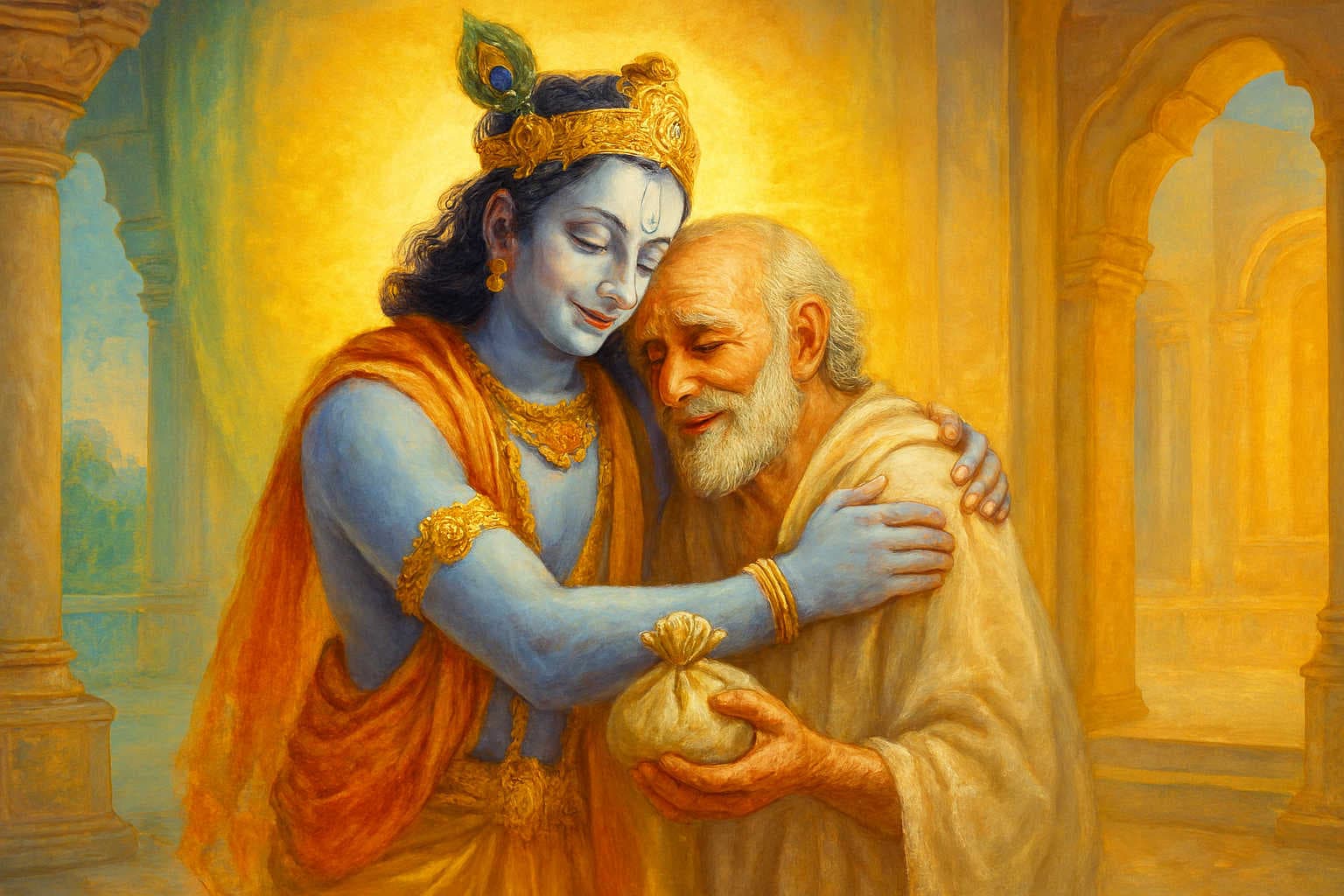 Story of Bhakta Sudama and Lord Krishna – Deep Meaning