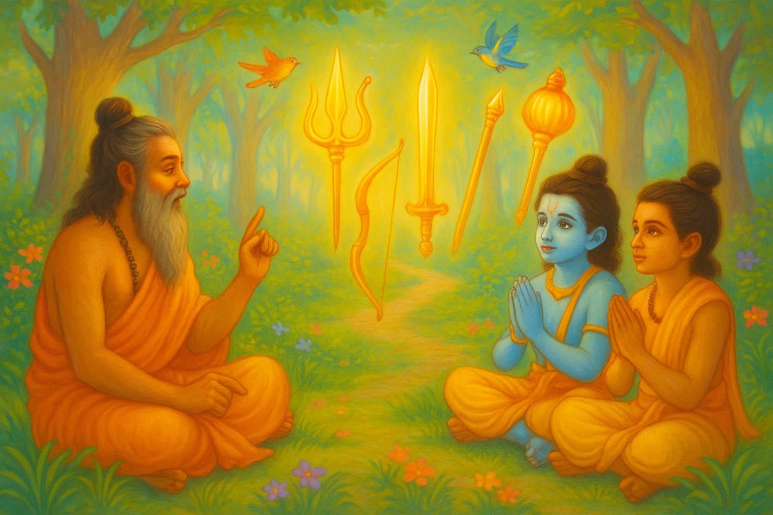 Vishwamitra and the Divine Weapons